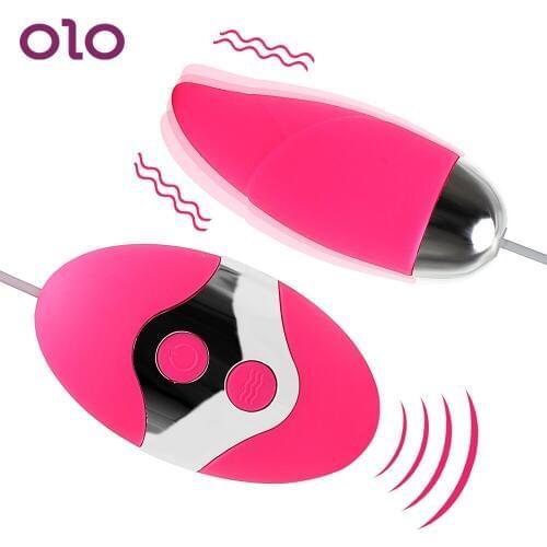 OLO Remote Control G-Spot Massager Clitoris Stimulator Sex Toys for Women Vibrating Egg Bullet Vibrator Silicone 10 Speed