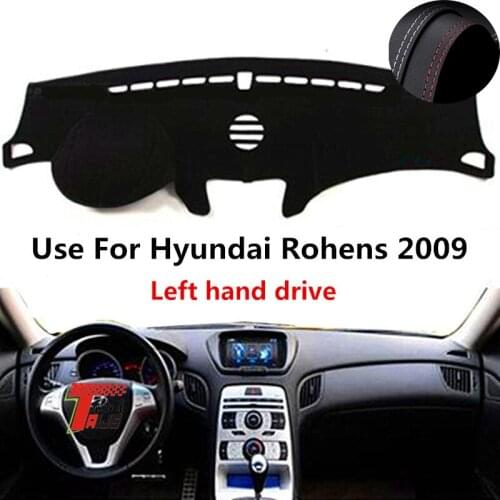 TAIJS Factory Sport Protective Leather Car Dashboard Cover For Hyundai Rohens 2009 Left hand drive
