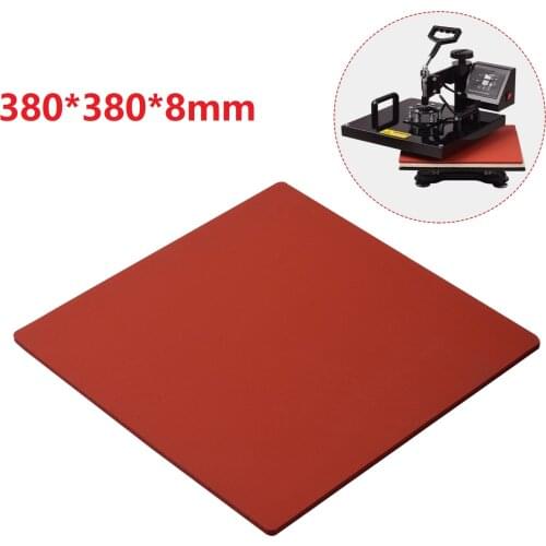 Heat Pressing Mat Silicone Pad 380*380*8mm Cricut Easy Press Plancha Sublimacion Plate Easypress for Heat Press Machine