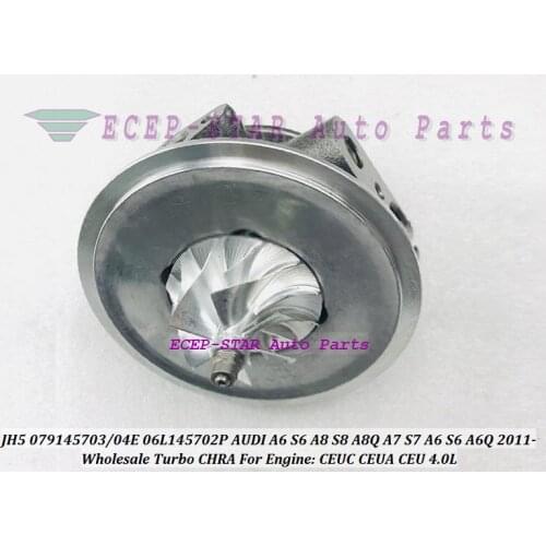 Turbo Cartridge CHRA JH5 079145703E 079145704E 06L145702P 079145704K For AUDI A6 S6 A8 S8 A8Q A7 S7 A6 S6 A6Q CEUC CEUA CEU 4.0L