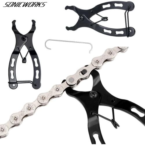 Bike Chain Magic Buckle Pliers Steel Mountain Bicycle Chain Quick Release Buckle Repair Removal Installation Wrench Tool