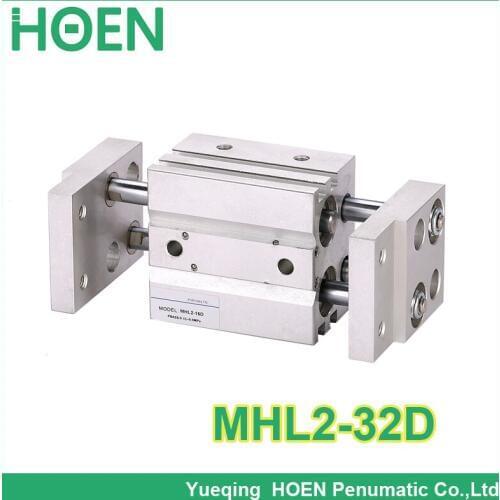 High quality double acting pneumatic gripper wide type MHL2-32D Parallel style air gripper