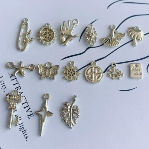 DIY jewelry accessories alloy pendant earrings necklace jewelry pendant accessories