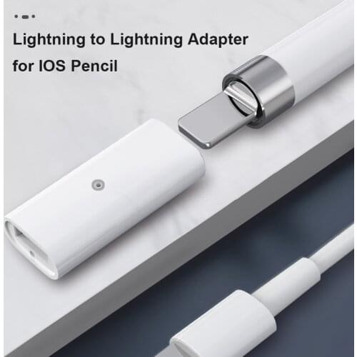 Charging Adapter for Apple Pencil 1 Charger Touch Stylus Power Female to Female Connector