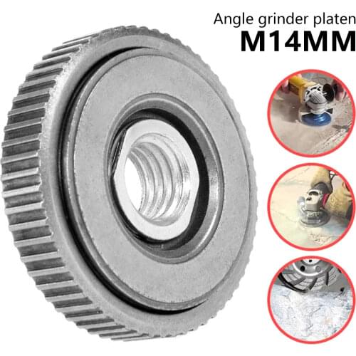 Locking Plate Chuck for M14 Angle Grinder Chuck Tools Quick Clamping Quick Release Nut Clamp Device Self-locking Pressure Plate