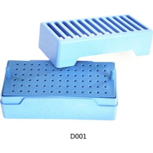 1Pc 78 holes Autoclavable High Speed Dental Burs Holder Dental Bur polishing brush cup Block