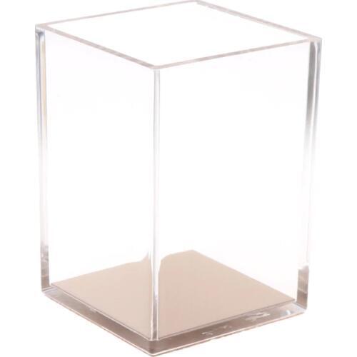 1 Pc Acrylic Transparency Pen Holder Desk Organizer Transparency Pencil Case Pen Container Rose Gold Cup Stationery