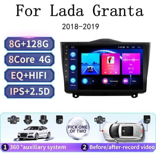 2 din Android For LADA ВАЗ Granta Cross Radio android 9.0 2018 2019 Car radio Navigation video Multimedia player Car radio gps