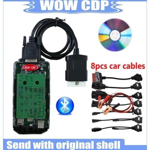 2020 Best WOW CDP With Bluetooth vd tcs cdp Pro plus OBD2 Scanner Tool for delphis Diagnostic Tool New VCI vd ds150e cdp pro