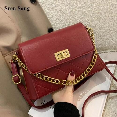 2021 Women Handbags And Purses Female Fashion Shoulder Crossbody Bag Retro PU Leather Bags Womens Mini Square Solid Color Bags