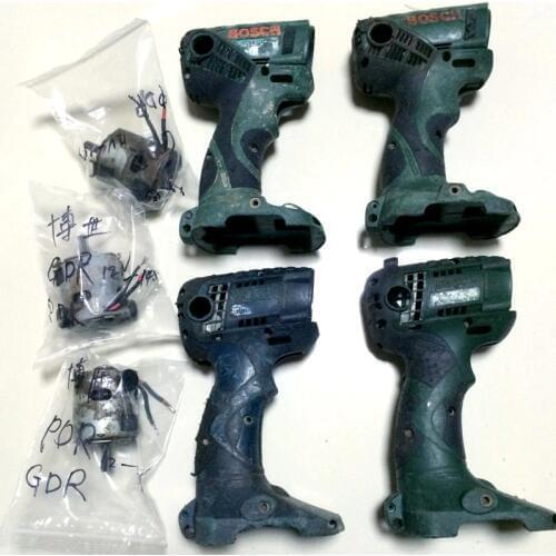 Used GDR PDR 12 14.4V Charging Impact Hand Drill Switch Motor Housing Positive and Reverse Plucking Parts