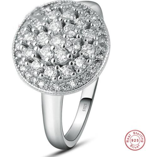 BONLAVIE Rings With Cubic Zirkonia For Women