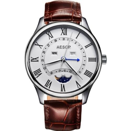 1963 Pilot Watch 40mm Dial Diameter Automatic Mechanical Multifunctional Military Watches All Steel Tough Guy Sports Men Watches