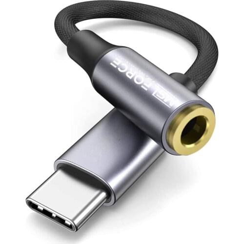 Hifi Digital Audio Converter DAC USB TYPE-C to 3.5mm Headphones Jack Aux Adapter Decoder for Ipad Pro 2020 OnePlus 8 Mate 10