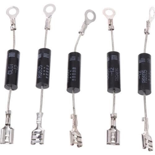 5Pcs/Set Single Diode High Voltage Diode Rectifier Microwave Electronic Parts