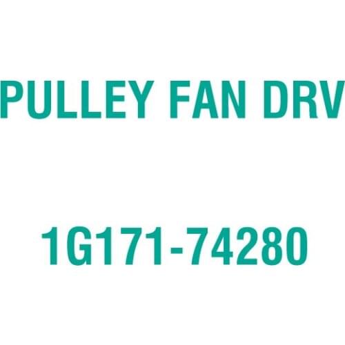 For Kubota 1G171-74280 PULLEY FAN DRV