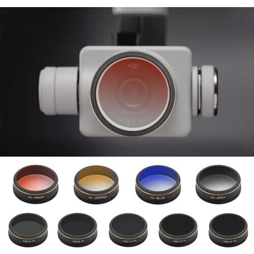 For DJI Phantom 4 Pro Lens Filter ND 4 8 16 32 64 PL Red Blue Gray Filters Kit for Phantom 4P Drone Gimbal Camera Accessories