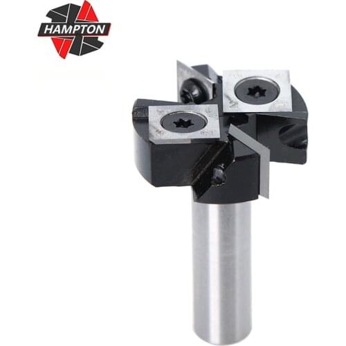 12.7mm Shank Router Bit with Milling Cutter Carbide Insert Cemented Spoilboard Surfacing Milling Cutter Head CNC Router Bits