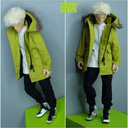 Best Sell Scale 1/6th CROWTOYS Trendy Fashion Coat With Pants Trousers Model For Mostly 12inch Doll Action Collectable