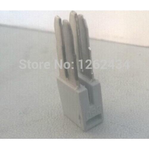 The 280-402 interval cross wiring short piece parallel strip interval short grounding spring terminals short connector