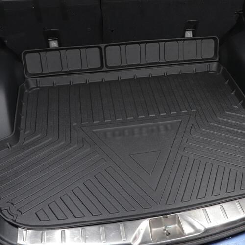 QHCP TPE Trunk Mat Tray Liner Cargo Pads Protection Waterproof 1Pcs For Subaru Forester 2013-2019 Outback 2015-2019 XV 2012-2019