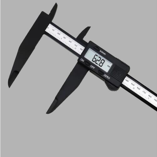 200/300mm LCD Digital Display Big Foot Vernier Caliper Electronic Carbon Fiber Vernier Caliper Micrometer Measurement Tool