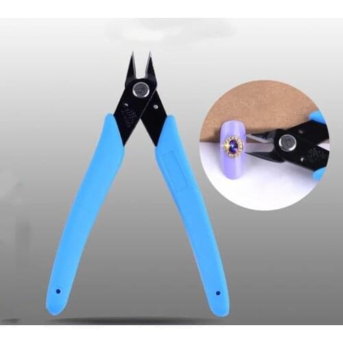 Rhinestone Remover Nail Art Clipper Nail Art Tool Stainless Steel Nail Cutter Scissors For Nail Metal Chain Manicure Accessory