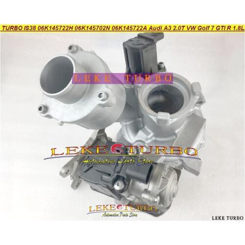 Turbo IS38 06K145722H 06K145722A 06K145702N 06K 145 702N 06K 145 722A 06K 145 722H For Audi A3 2.0T VW Golf 7 GTI R 1.8T 1.8L