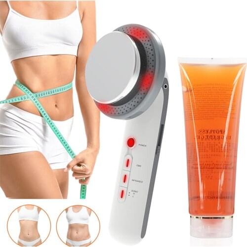 Ultrasound Cavitation EMS Body Slimming Machine Weight Loss With Fat Burn Lipo Gel Galvanic Face Lifting Infrared Wave Therapy