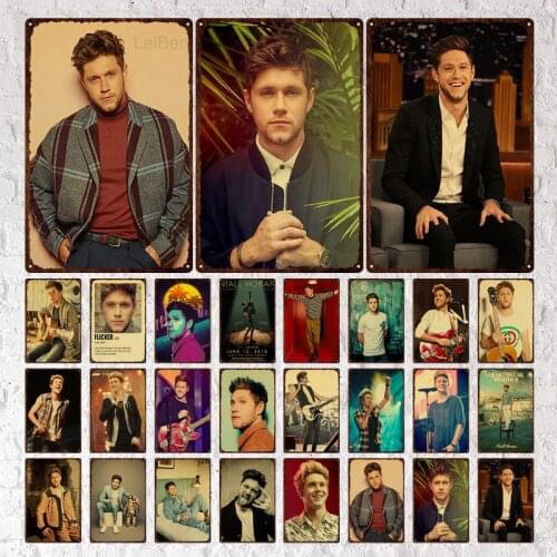Vintage Tin Sign British Singer Niall Horan Metal Plaque Retro Wall Stickers Home Decoration Bar Pub Cafe Iron Painting 20X30Cm