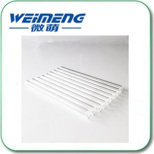 Weimeng brand high quality Quartz Diversion pipe 15*12.4*175mm transparent Filter tube & cooling tube fatory directly supply