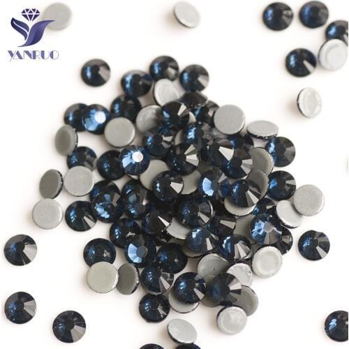 YANRUO 2058HF SS4-SS30 Montana Hotfix Rhinestones Stones And Crystal Iron On Stones Hot-FixClothes Soldering On Wedding Dress