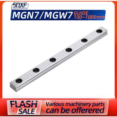 1/2PCS Domestic miniature linear guide, MGN7 MGW7 and length is 150mm-1000mm
