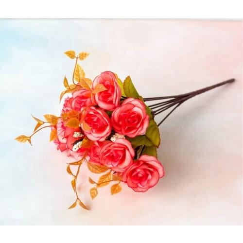 1PCS 30CM Artificial Rose Flowers Silk Rose Flower for Home Party Decoration Fake Flowers Wedding Bouquet Christmas Flowers