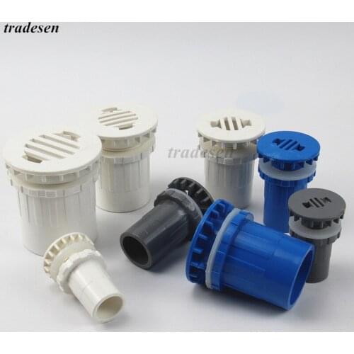 1Pcs Inner Dia. 20~50mm Aquarium PVC Drainage Connectors Fish Tank Outlet Joints Home DIY Water Supply Tube Drain Fittings