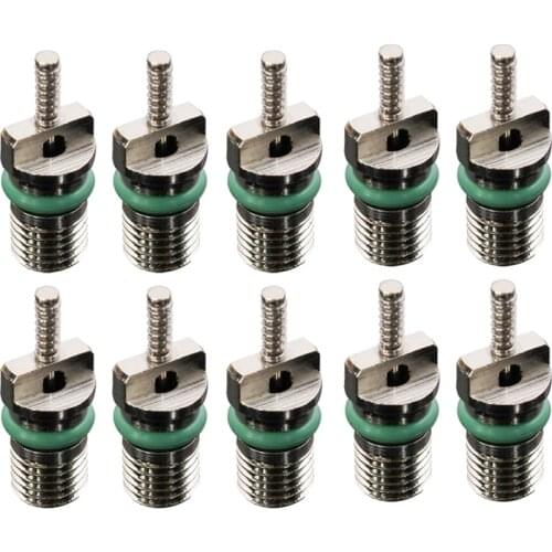 10Pcs Car AC R134A Valve Core Needles Assortment 134a Refrigerant Heat Resistant