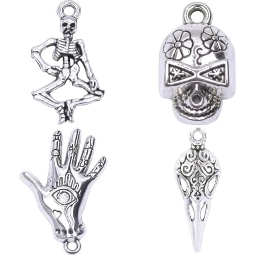 50Pcs/Lot Enamel Drop Oil Sunflower Charms Alloy Flower Pendant Diy Women Earrings DIY Making Accessories