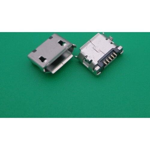 100PCS/LOT Micro USB Charging Data Power Jack Port charger Connector for Lenovo A1000 A1000-T A1020 A1020-T A2107 A2207 Tablet