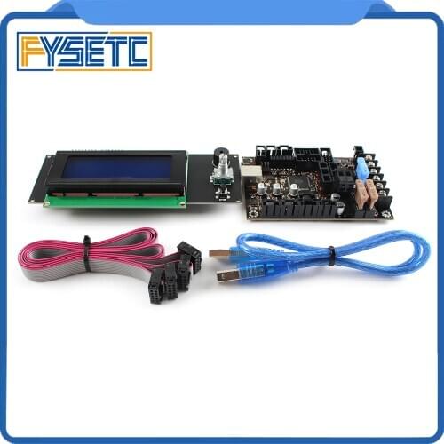 2004 LCD Display + EinsyRambo 1.1b Mainboard For Prusa i3 MK3 With 4 Trinamic TMC2130 Control 4 Mosfet Switched Outputs