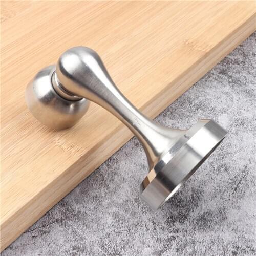 304 stainless steel strong magnetic door suction wall and floor suction dual-purpose thickened door stopper lengthened one-piece