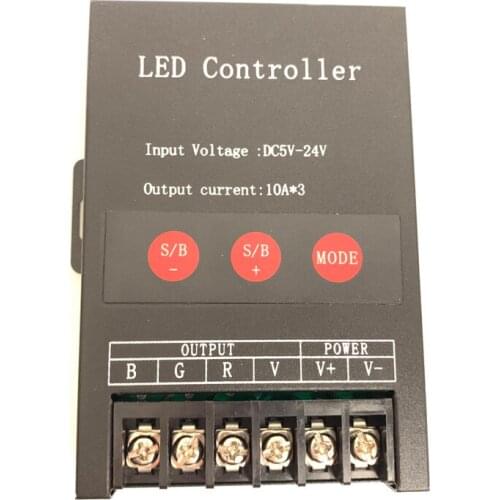 360w 30A Wireless RF Remote Car Led light Dimmer switch Autos Lamp RGB Strobe flash controller Led light bar Control box 12v-24v