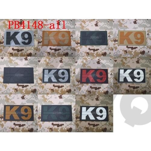3D PVC Patch K9 UNIT Morale of tactical military