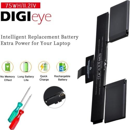 11.21V 74Wh Laptop A1437 Battery For Apple MacBook Pro 13" 13.3" Retina A1425 Late A1437 MC976LL/A 020-7653-A
