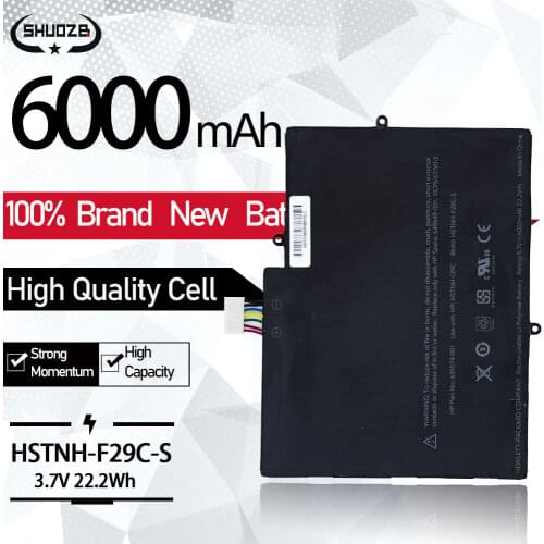 Laptop Battery NSTNH-F29C-S FOR TouchPad 10 HSTNN-S29C-S HSTNH-I29C 649650-001 649649-001 635574-002 635574-001 6000mAh 22.2Wh