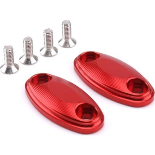 Motorcycle CNC Aluminum Rearview Mirror Block Off Base Plates For Honda CB600F 2017-2018