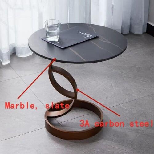 Freeshipping,Marble Tea Table, Stone Table, Nordic Style Living Room Sofa Tea Table, Indoor And Outdoor Tables