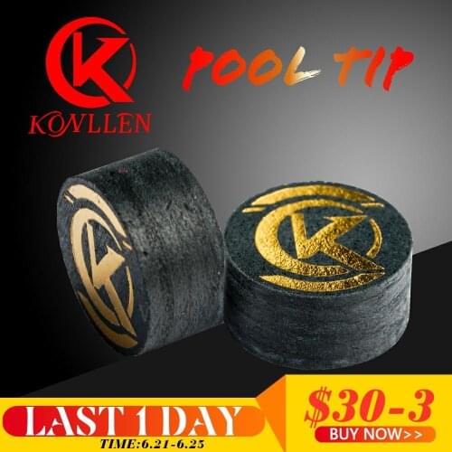 KONLLEN Pool Billiard Cue 14mm M Tip High Hardness 6 Layers Pigskin Tip 3pcs/5pcs Professional Durable Billiard Accessories