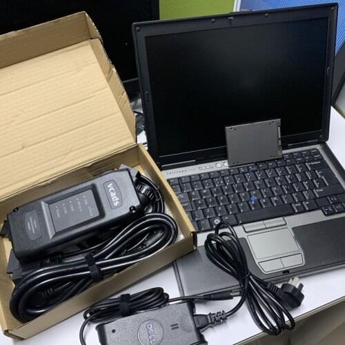 For Volvo Vcads Pro Truck Diagnostic Tool All Cables with Case 2 Years Warranty Software Laptop d630 Ssd Super