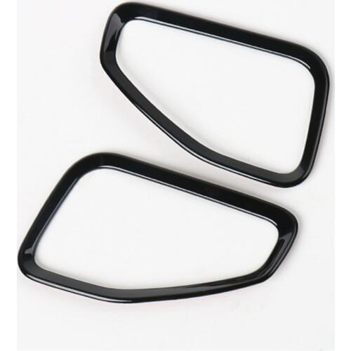 For Jeep Renegade 2015 2016 ABS 2Pc/Set Exterior Rear Tail lamp Light Side Decor Rings Frame Cover Sticker Car Styling