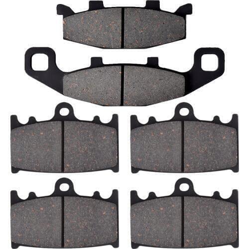For KAWASAKI KR-1S KR250 C2/C3 1990 1991 1992 KR 250 Motorcycle Front Rear Brake Pads Brake Disks